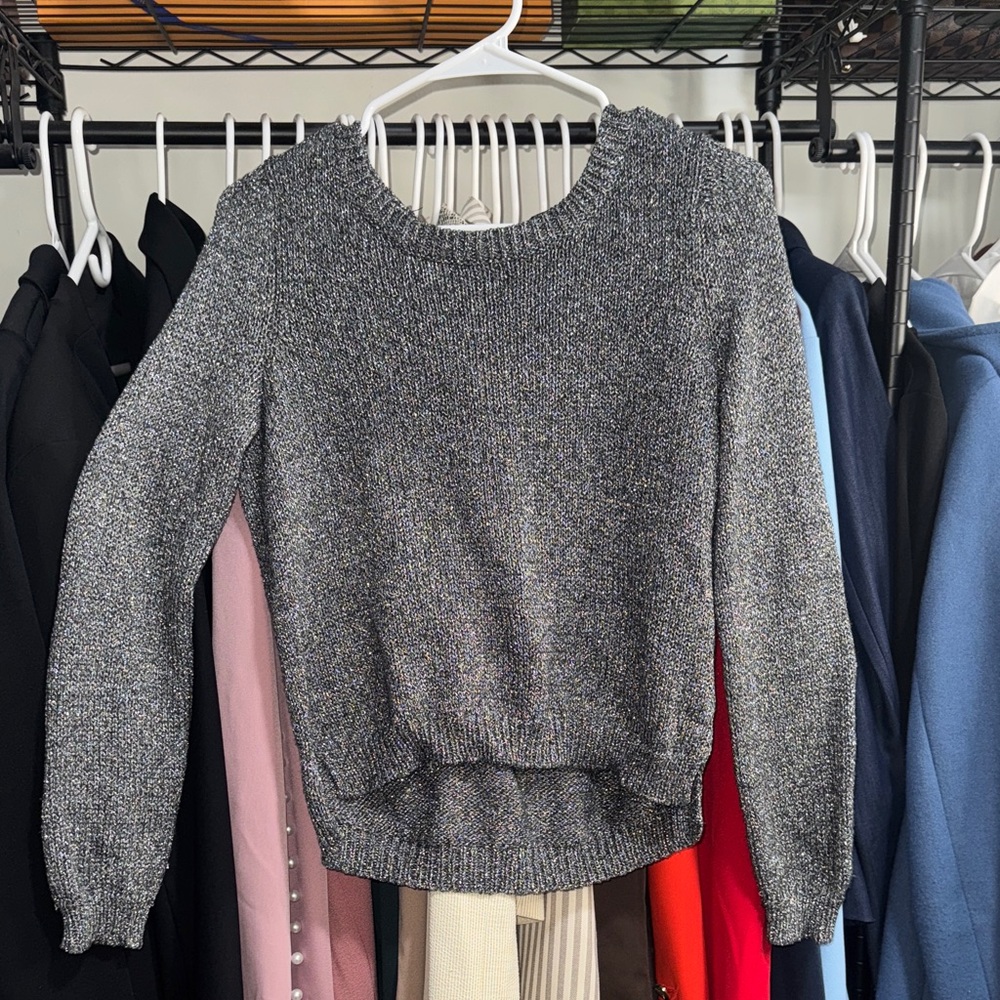 Divided Women's Charcoal Crew Neck Sweater